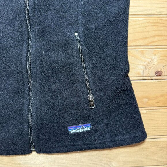 Patagonia Synchilla Zip Up Mock Neck Pockets Fleece Outdoor Vest Women's Size XS - Picture 4 of 11